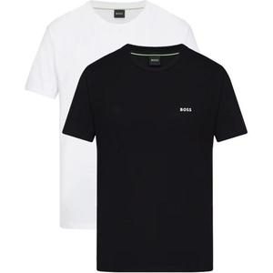 Футболка из хлопка с логотипом HUGO BOSS, белый