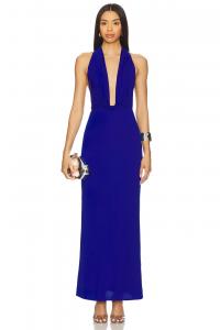 Макси-платье с капюшоном Nessie от Bec + Bridge, ultramarine blue