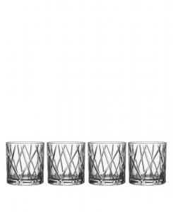 Набор из 4 бокалов для коктейля "Олд Фэшн" "City Double" Orrefors, прозрачный