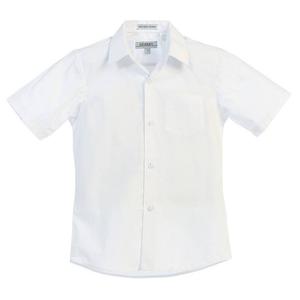 Однотонная классическая рубашка Gioberti для мальчиков с короткими рукавами, белый