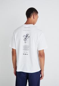 Футболки с принтом SLHLOOSEALP O-NECK TEE Selected, белый