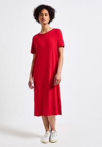 Платье из джерси MIT SCHLITZDETAIL Street One, красный