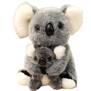 Плюшевая кукла Tree Sloth Koala Tree Kangaroo, высота 28см OU DI PIG, серый