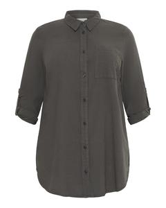 Блузка KAFFE CURVE KC Nana, темно-серый