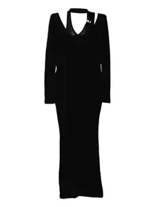 Платье с пуговицами Jean Paul Gaultier, черный