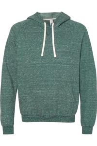 Толстовка с капюшоном JERZEES Snow Heather French Terry Raglan, цвет forest green