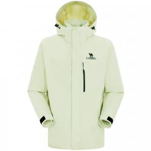 Ветронепроницаемая водонепроницаемая унисекс флисовая подкладка ветровка CAMEL, глазурно-розовый/теплый белый