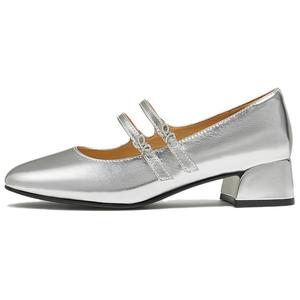 BASTO Серебряные туфли Мэри Джейн, цвет Silver