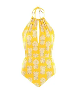 Купальник Эстер с рисунком ананаса La Doublej, желтый