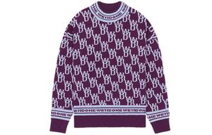 WE11DONE Кашемировый свитер Unisex Purple