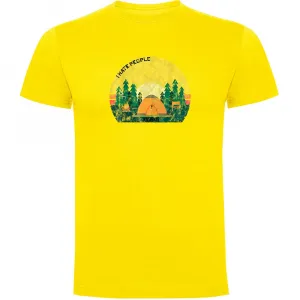 Футболка с коротким рукавом Kruskis I Hate People, желтый