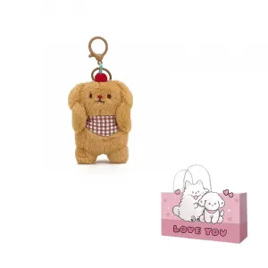 Винтажные джинсовые комбинезоны с дизайном котенка, плюшевый кулон для кукол, высота 8 см X3COMMUNE, cherry hair accessory triangle scarf