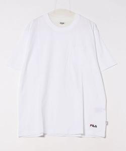 Футболка с короткими рукавами и карманом FILA, белый