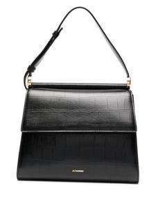 Jil Sander сумка на плечо с логотипом, черный