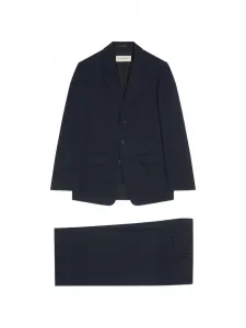 Костюм с карманами Dries Van Noten, синий