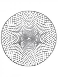 Zeller Present Серебряная салфетка под тарелку