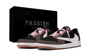 Кроссовки Travis Scott x Air 1 Collaboration: амортизация, износостойкость, низкие, винтажные баскетбольные кроссовки, унисекс Jordan, коричневый