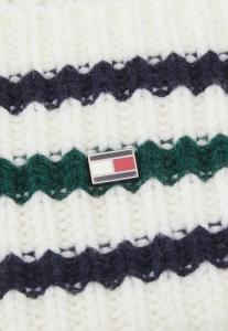 Шапка FLAG CABLE BEANIE UNISEX Tommy Hilfiger, кремовый