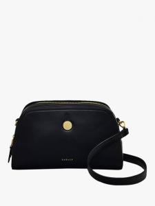 Кожаная сумка кросс-боди Bathurst Mews с маленькой молнией Radley, Black