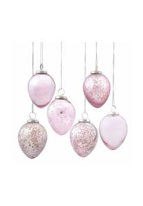 Набор пасхальных яиц из 6 штук Каталея розовые Loberon, розовый