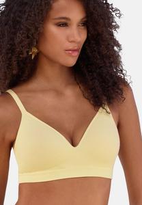 Бюстгальтер LASCANA HIGH APEX BRALETTE COMFY, Vanille/Light Yellow