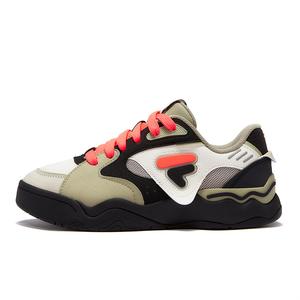 FILA FUSION Женские повседневные туфли KICK II Low Top, молочно-белые, шампанско-коричневые