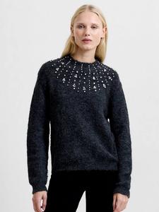 Татьяна свитер с декоративными элементами French Connection, Charcoal Grey