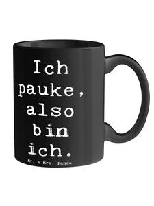 Кружка для мотивации с надписью в черном цвете Mr. & Mrs. Panda