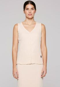 Топ MIT V-AUSSCHNITT - Blouse Soccx, бежевый