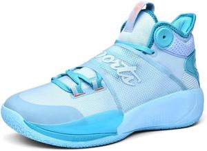 Унисекс баскетбольные кроссовки, дышащие, легкие, с антискользящей и износостойкой подошвой, для спортивных тренировок и прогулок Generic, светло-голубой