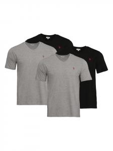 Футболка U.S. Polo Assn., цвет schwarz/grau