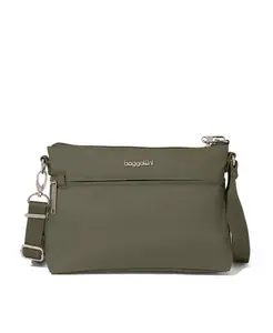 Сумка-трансформер Securtex Anti-Theft Memento Crossbody Baggallini, зеленый