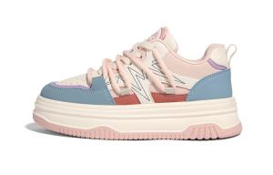 Кроссовки Humanism 1986 Skateboarding Shoes Women's Low-top, розовый