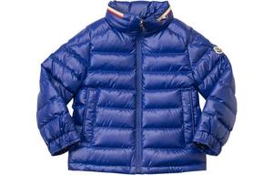 Детская пуховая куртка Moncler, синяя