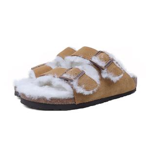 EVA Пробковая Подошва Противоскользящие Устойчивые к Истиранию Бокен Тапочки Сланцы Женские East Garden Works, Имбирно-Желтый