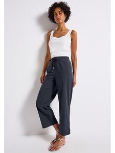 Тканевые брюки Street One, темно-синий