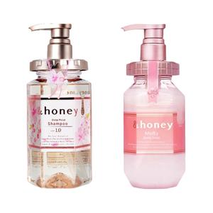 Питающий и увлажняющий шампунь и кондиционер для волос уход и очищение 100мл+440мл+445г &honey Glossy