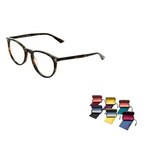 GUCCI Очки с круглой оправой, Tortoiseshell