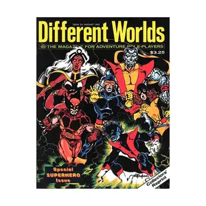 Журнал #23 "Superhero 2044 Module, Champions, Villains & Vigilantes" (Collectors' POD), Different Worlds Magazine