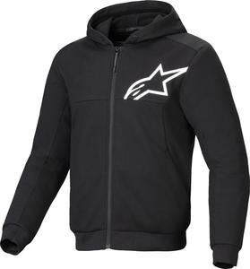 Мотоциклетная толстовка на молнии Alpinestars chrome v2 sport, Black