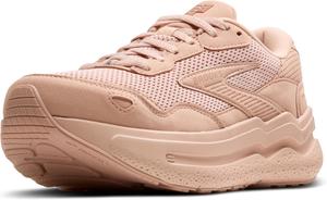 Женские кроссовки Brooks Ghost Max из замши и кожи нейтрального типа для бега и ходьбы, Rose/Tuscany