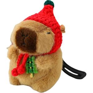 Плюшевый кулон капибара 13 см высота Doudou Beibei