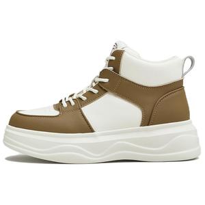 Женские кроссовки цвета экрю TATA, Ecru/Brown (Unlined)