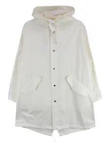 Парка с капюшоном Jil Sander, белый