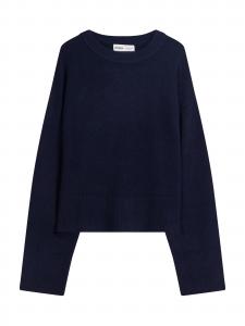 Bershka Свитер в темно-синем цвете