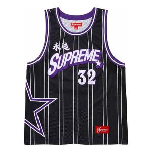 Спортивная футболка star basketball jersey 'black white' Supreme, черный