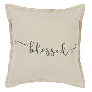 Декоративная подушка Rizzy Home "Blessed", цвет Natural