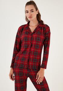 Пижамный комплект REGULAR FIT SET LELA, темно-красный