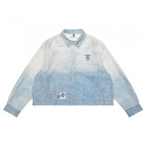 Рубашка с длинными рукавами A Bathing APE 22.25' Main Aape, синий