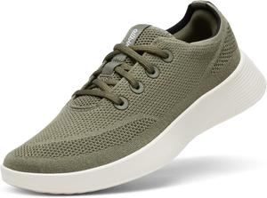 Мужские кроссовки Allbirds Tree Runner Go Everyday, белый/зеленый